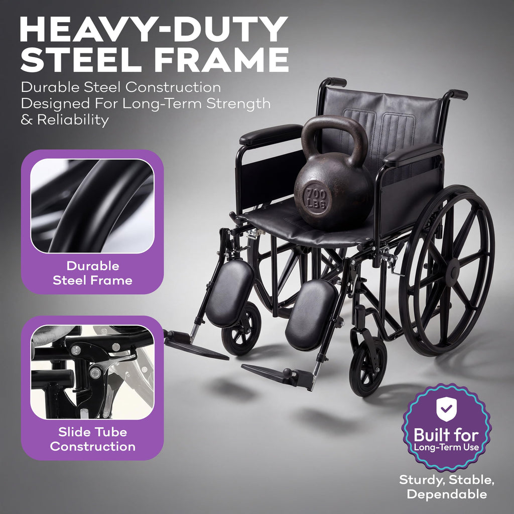 Heavy Duty Bariatric Wheelchair 700lb 30” Seat Width U617