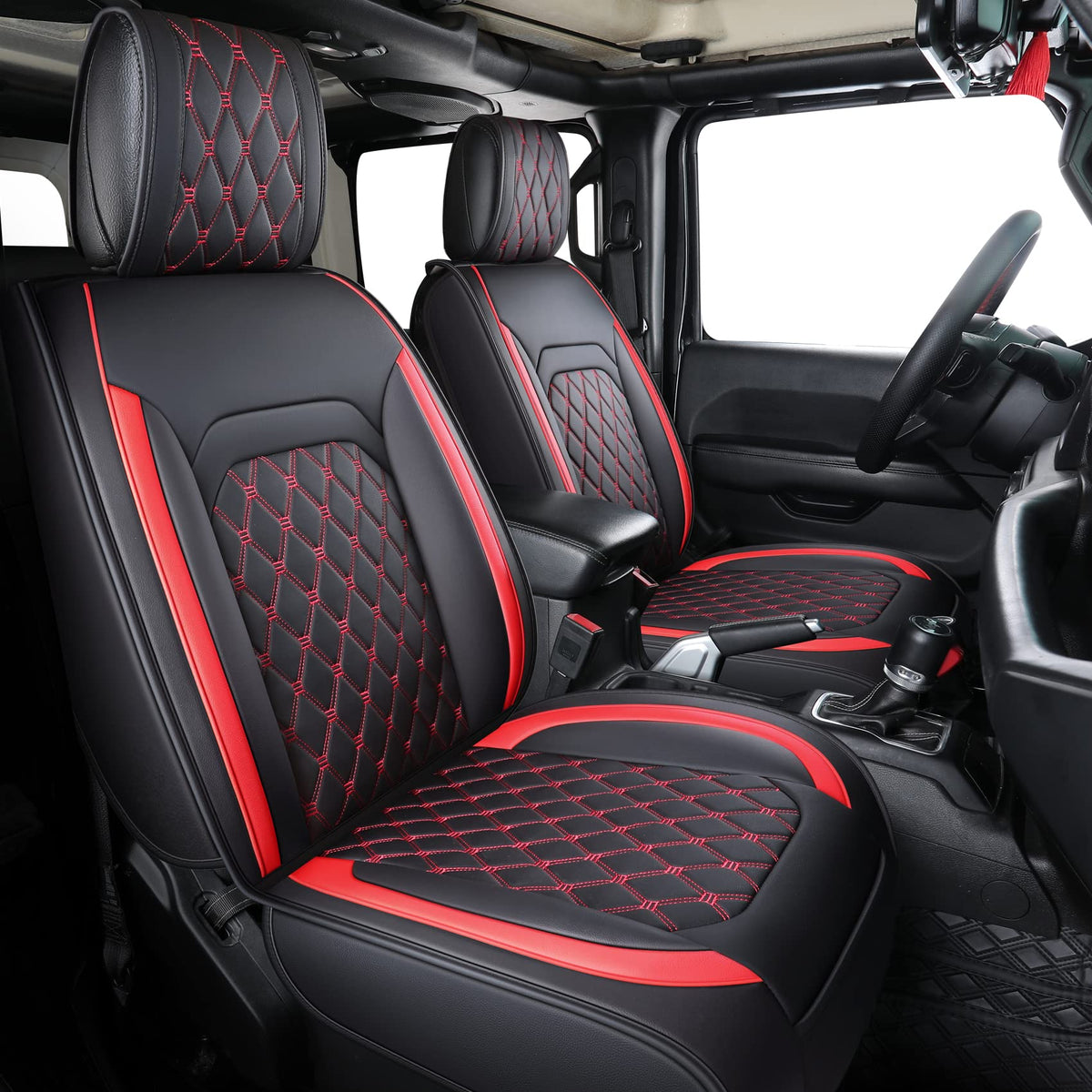 Jeep Wrangler JK JL 4-Door Seat Covers Full Set R622