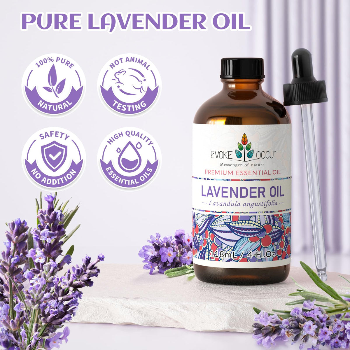 Spearmint and Lavender Essential Oil 4 Fl Oz E92748