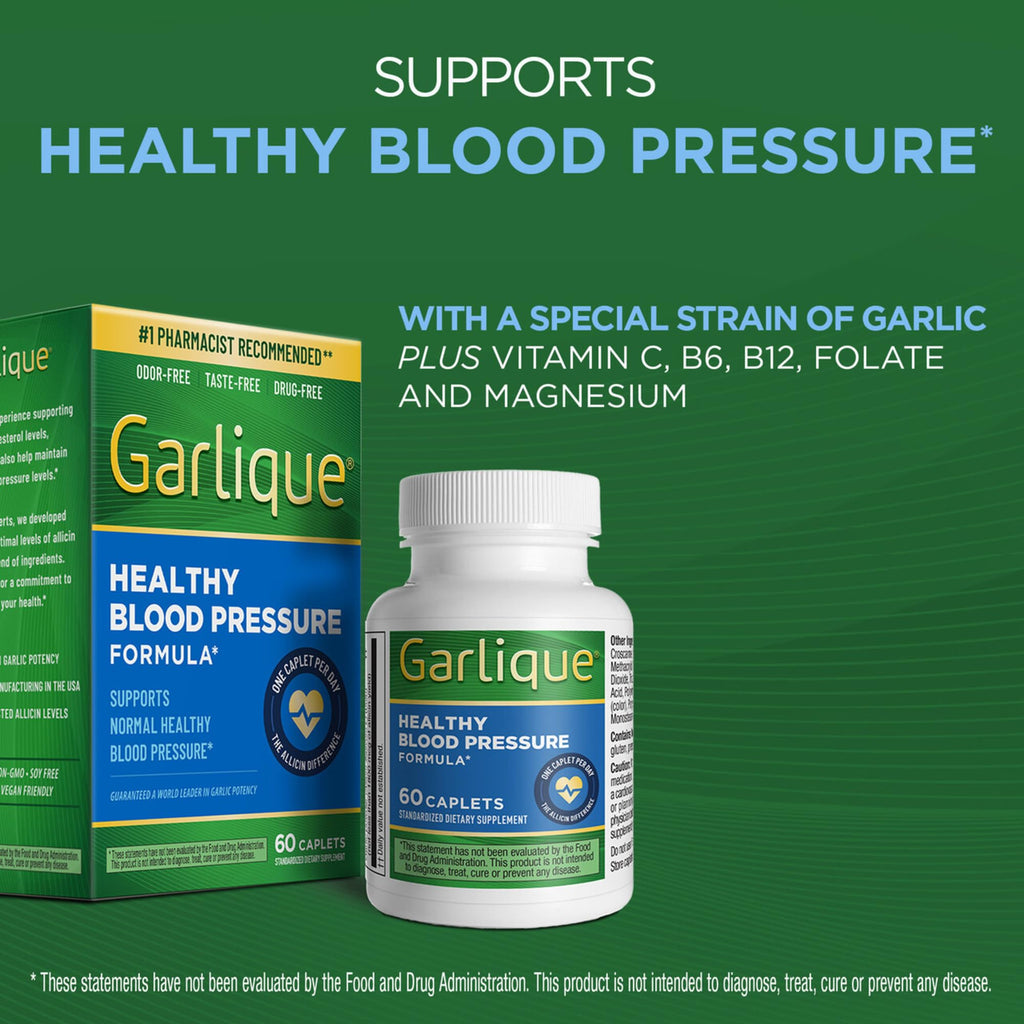 Odorless Vegan Garlic Extract Supplement 60 Caplets B3936