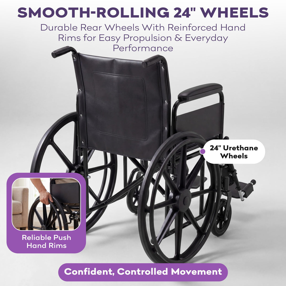 Heavy Duty Bariatric Wheelchair 700lb 30” Seat Width U617