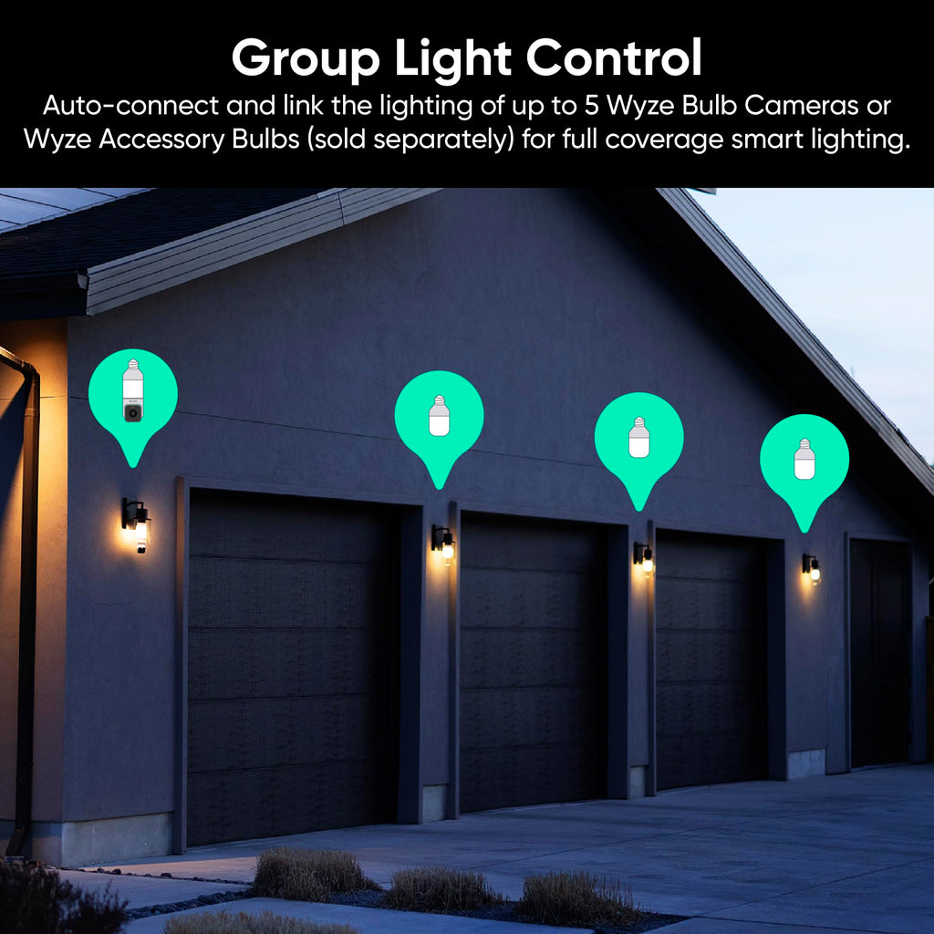 2K HD Smart Light Bulb Security Camera N761