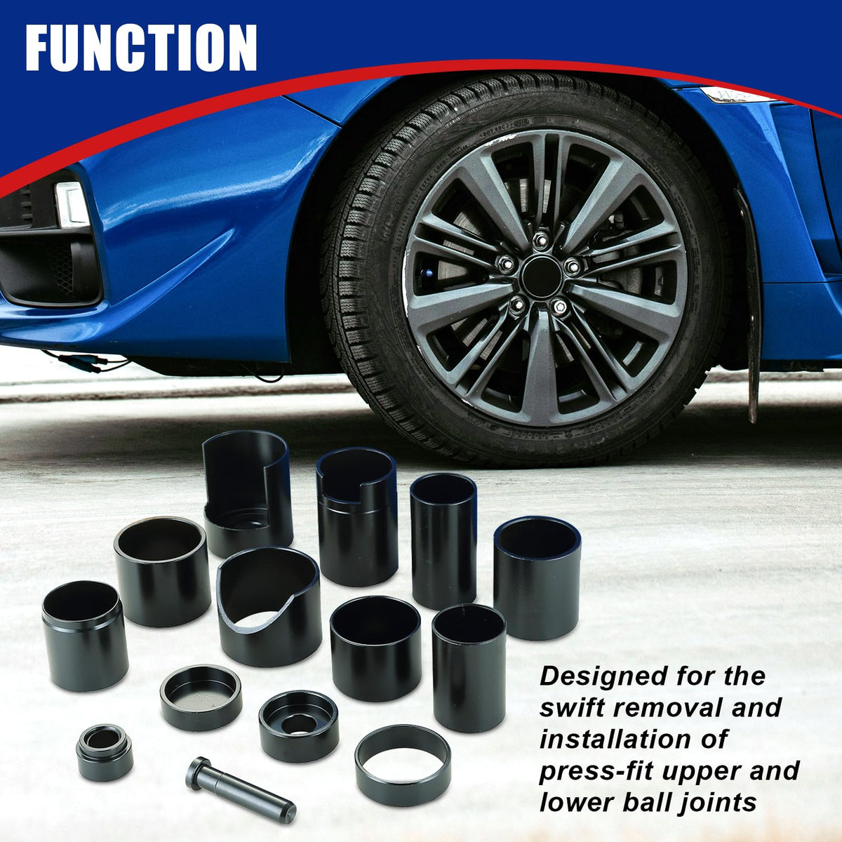14 Piece Ball Joint Service Adapter Set P9554