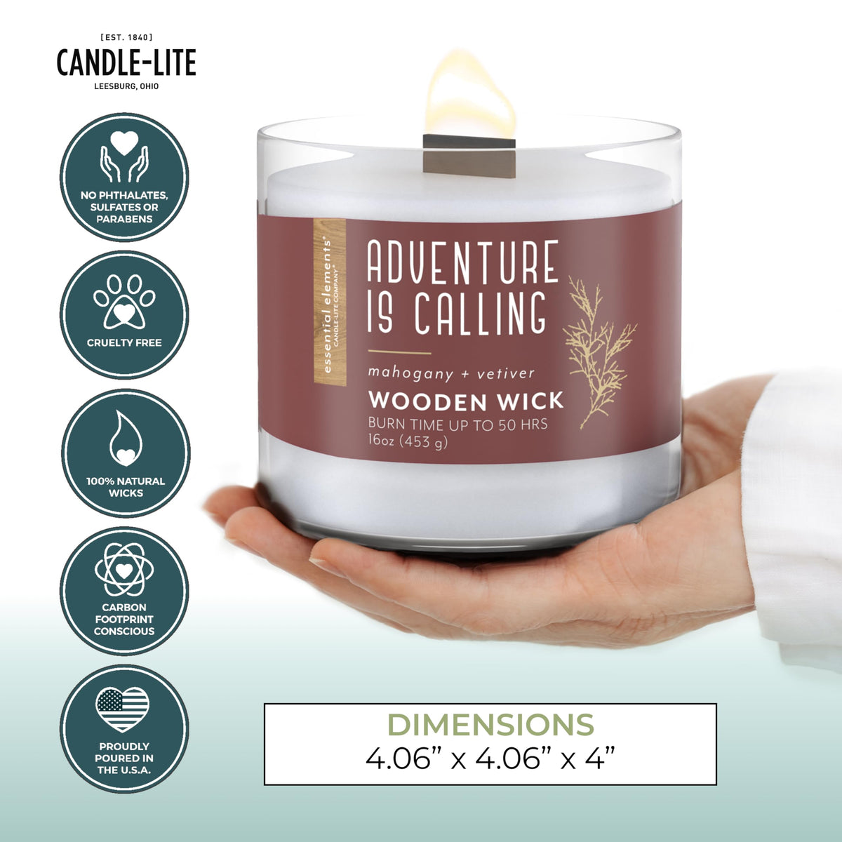 16 oz Scented Jar Candle W3881