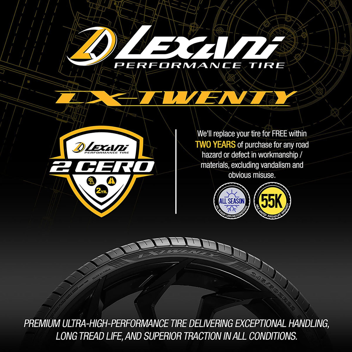 235/40R19 Tire H711061