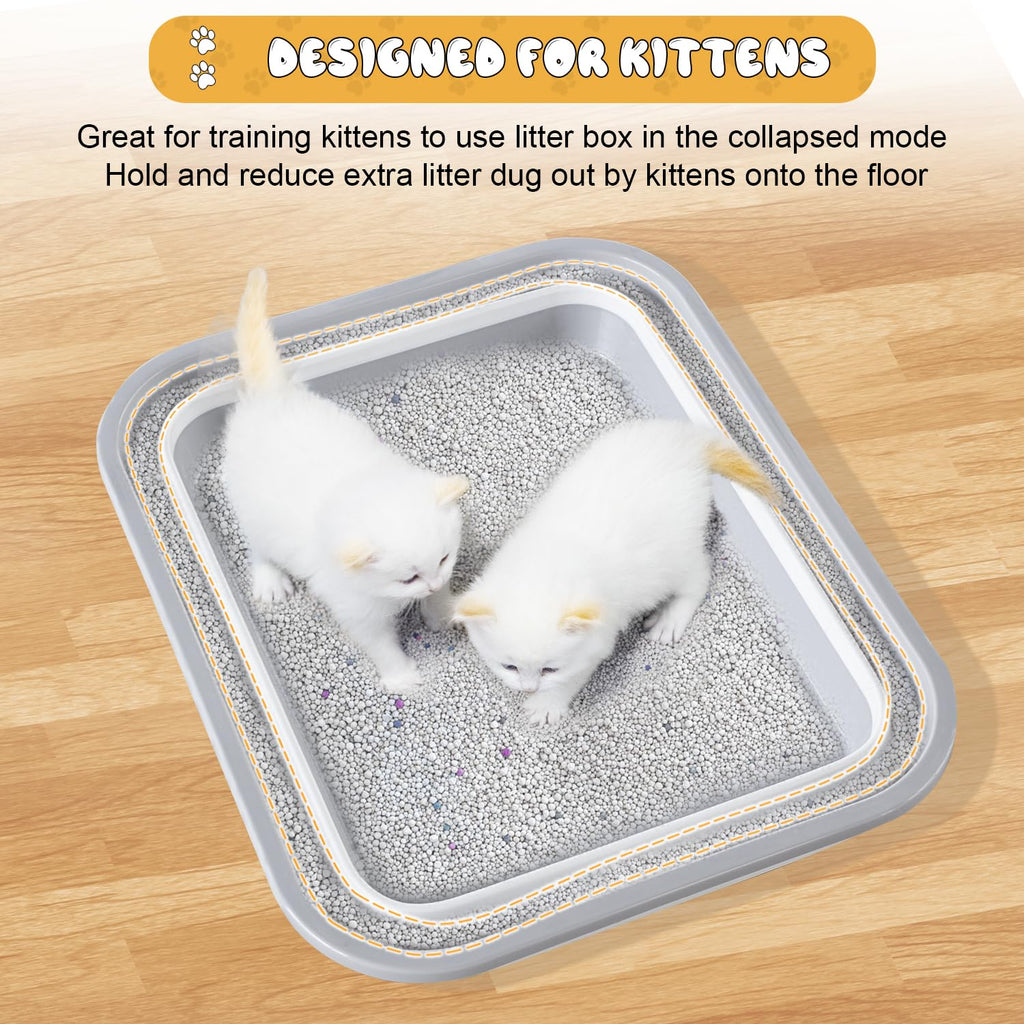 Collapsible Open Cat Litter Box M623