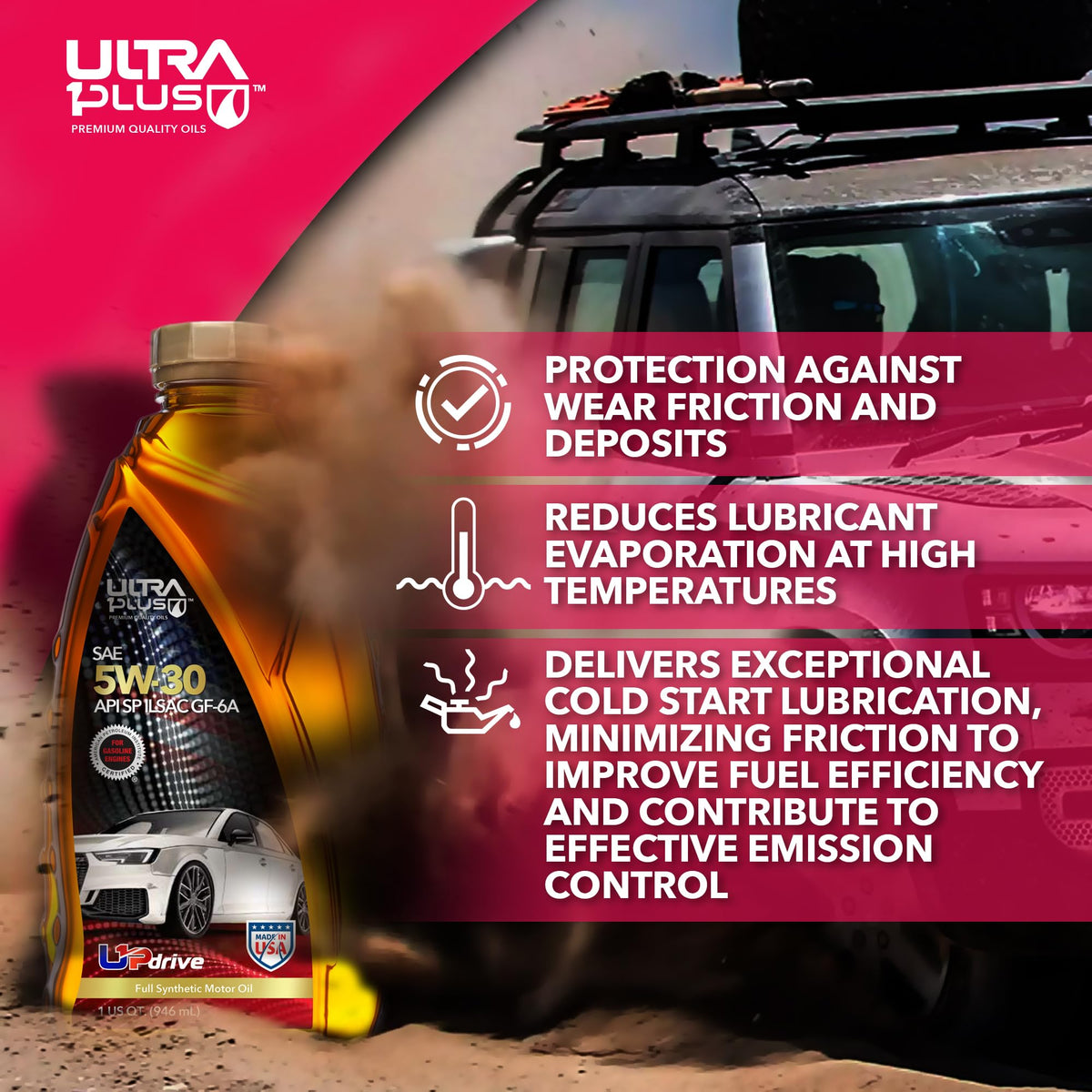 5W-30 Full Synthetic Motor Oil 5 Quart F347748