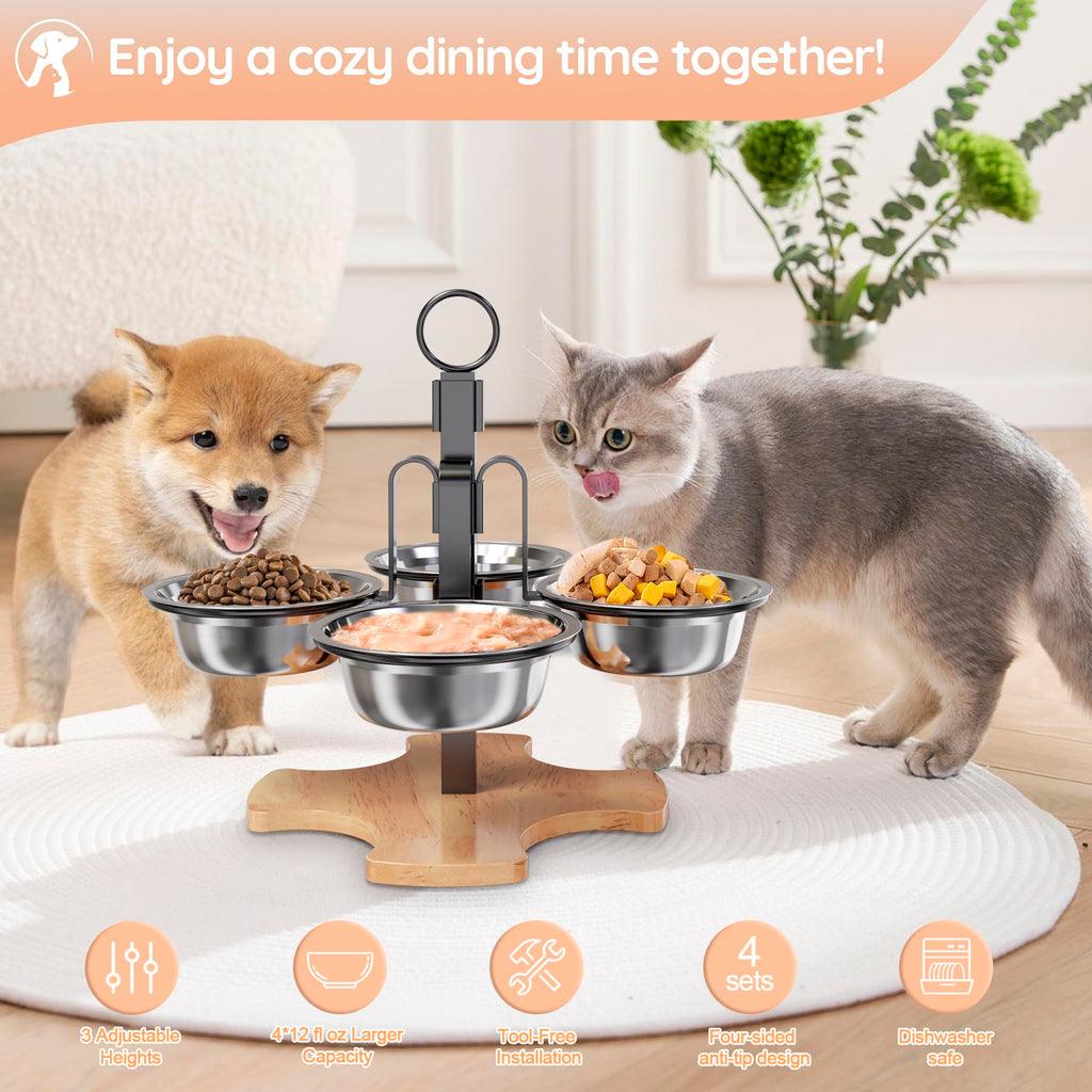 Elevated Cat Bowls with Stand X85613