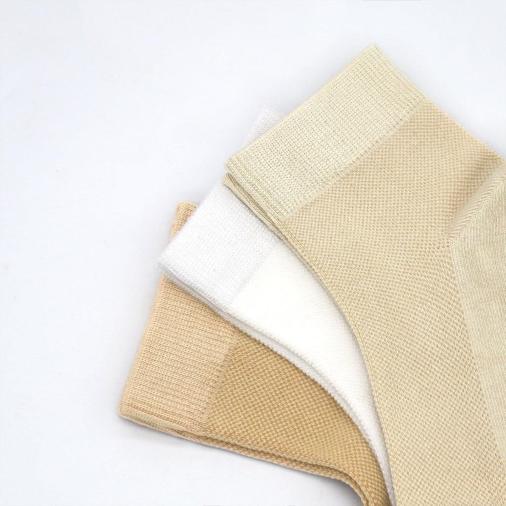 Women Thin Viscose Bamboo Above Ankle Crew Socks 5 Pairs C879