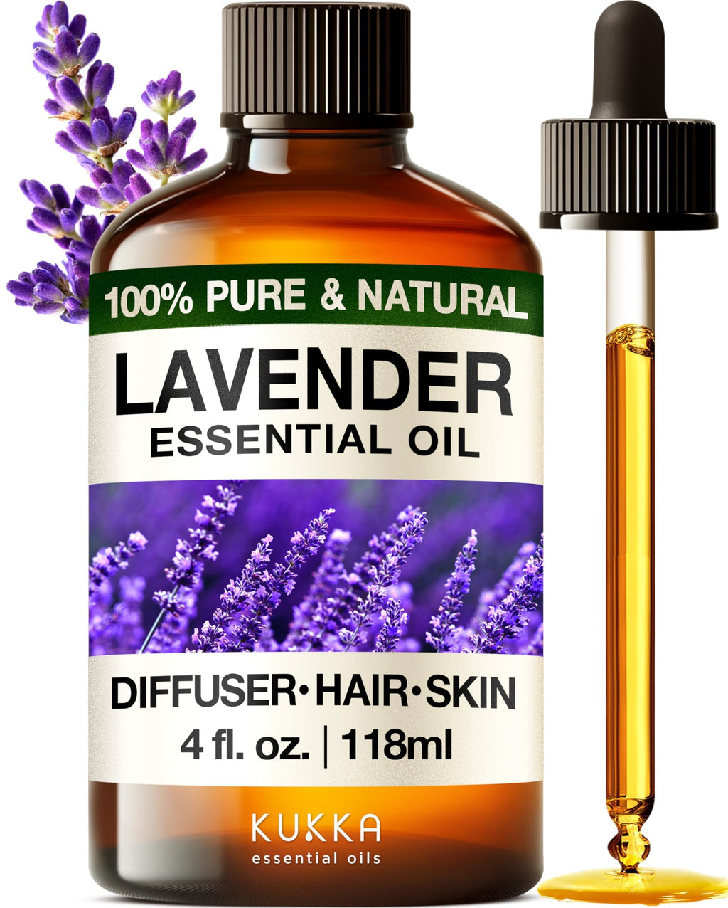 Lavender & Tea Tree Essential Oil Set 2x4 fl oz R7292