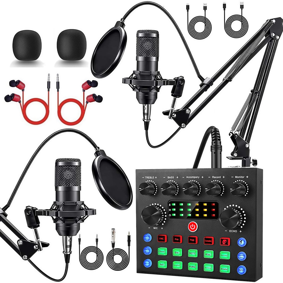 Podcast Equipment Bundle with Voice Changer E1979