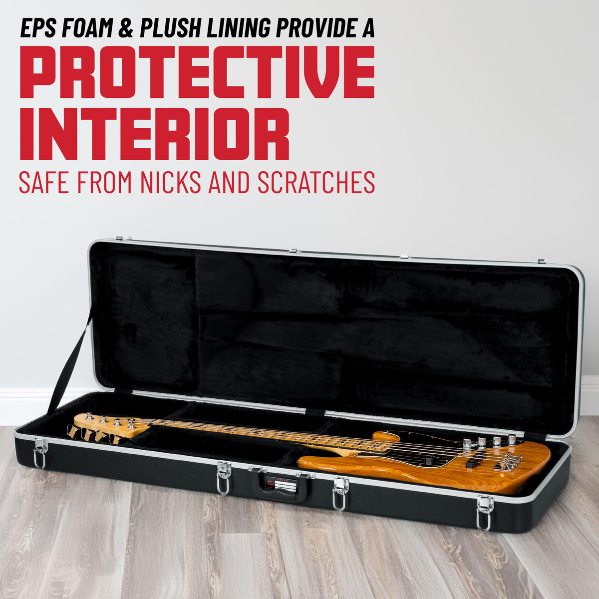 ABS Molded Guitar Case for Electric Bass Guitars L4569