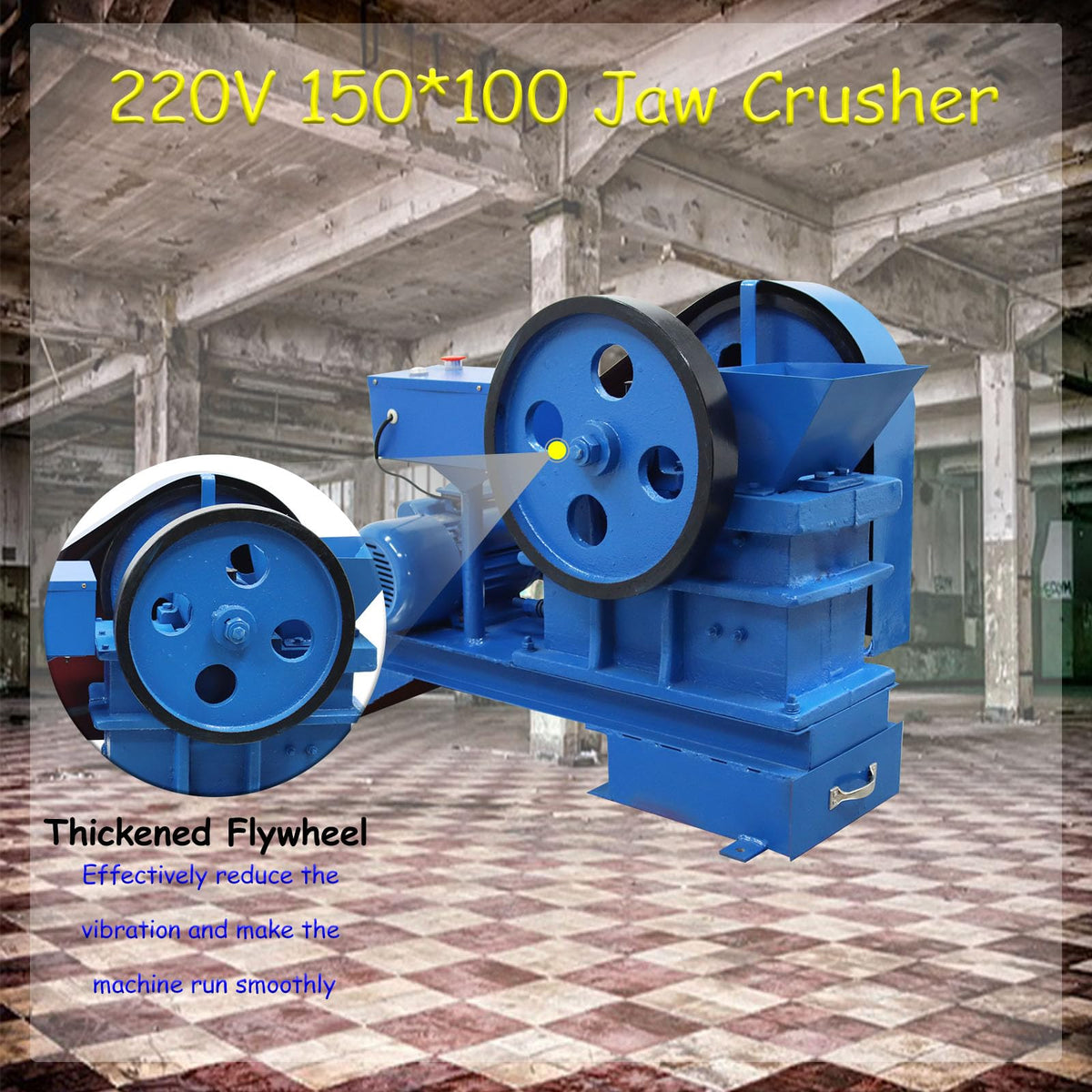 220V 2.2KW Stone Crusher Machine R84629