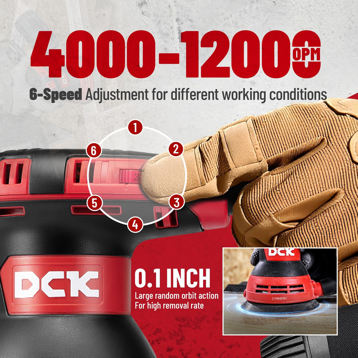 3.0 AMP Corded Random Orbital Sander I85542