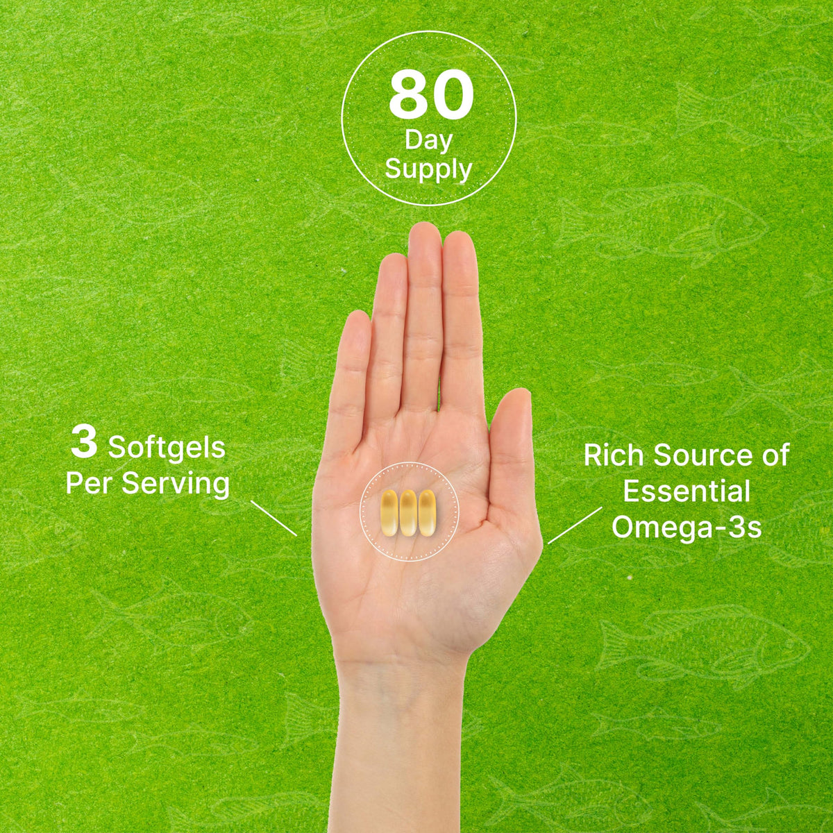 Omega 3 Fish Oil 3,000mg 240 Softgels EPA DHA Lemon Flavored N36537