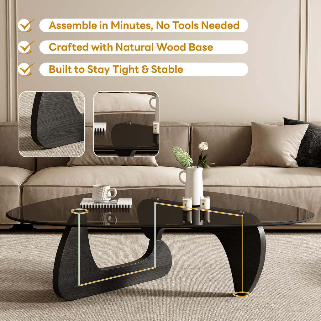 Mid Century Modern Triangle Coffee Table I688140