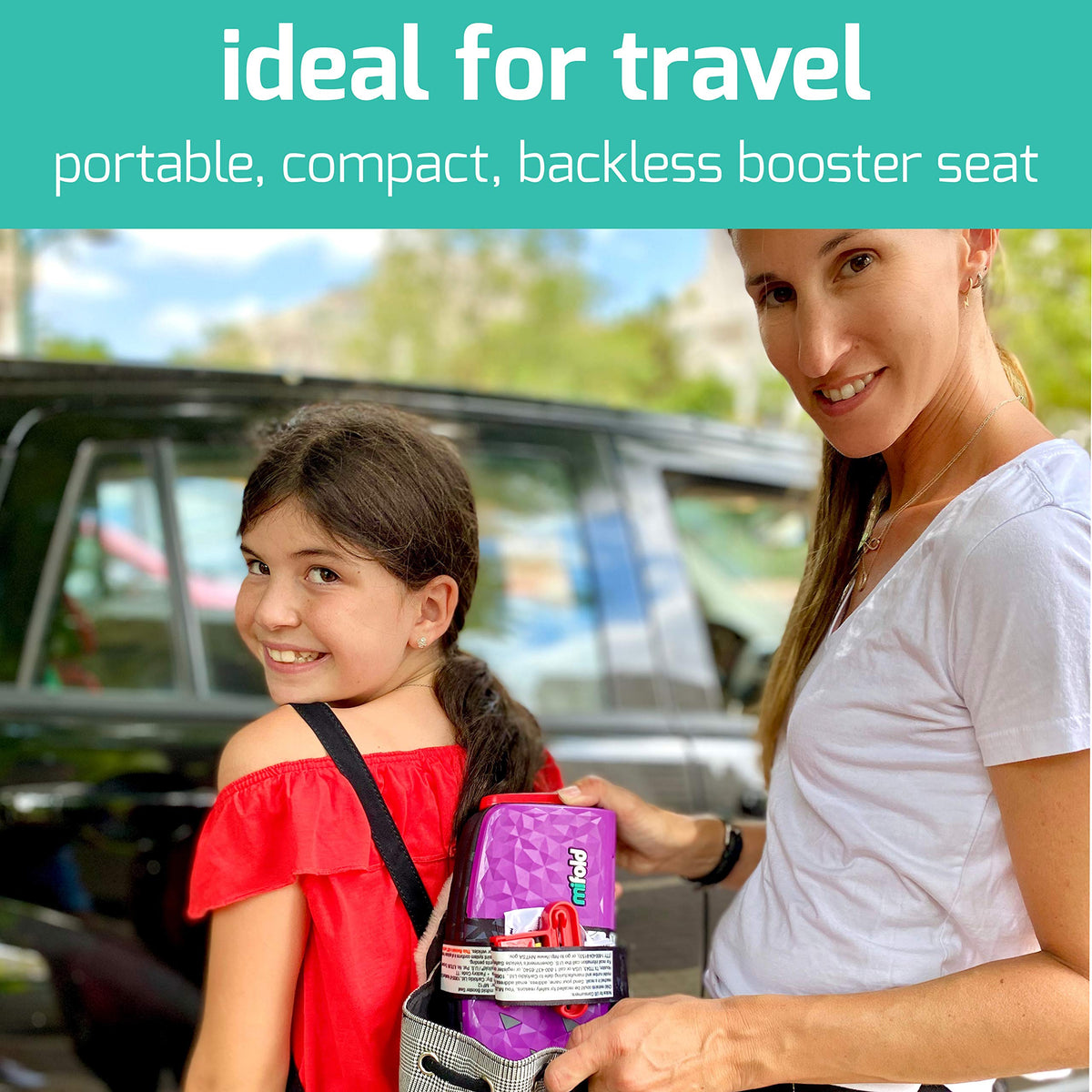 Backless Booster Seat with Carry Bag I9504