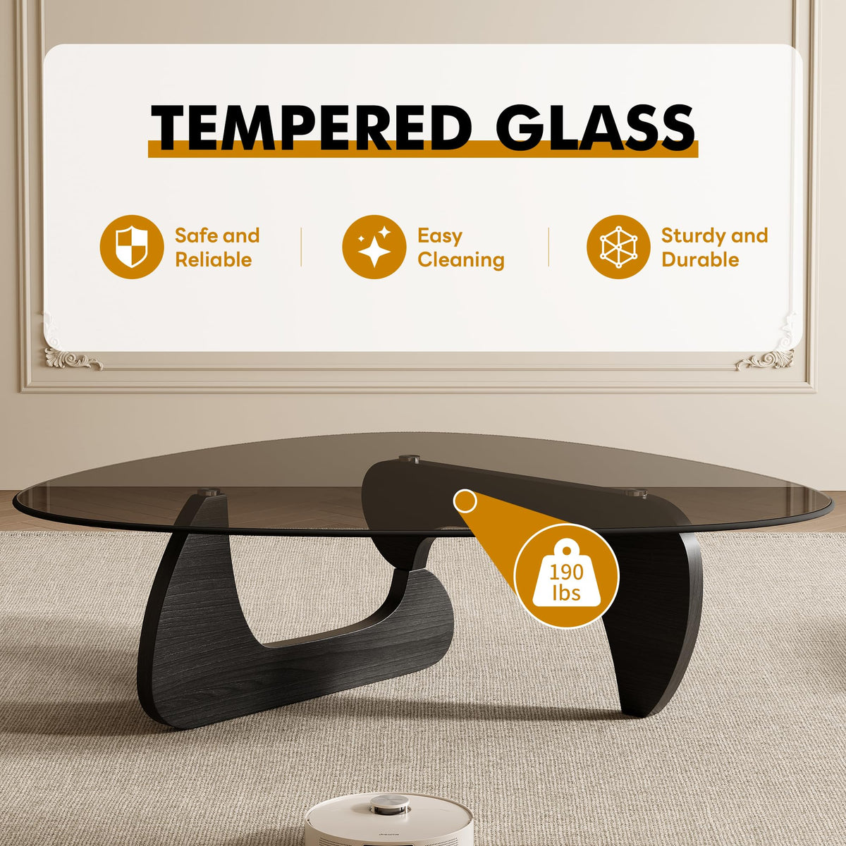 Mid Century Modern Triangle Coffee Table I688140