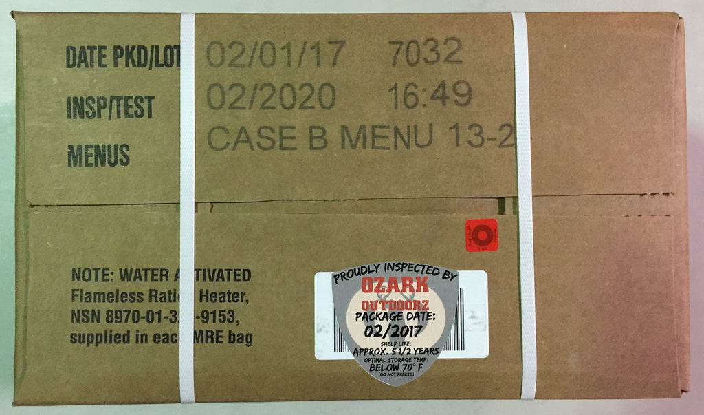 24 Meals Military Surplus Meal Ready to Eat P836